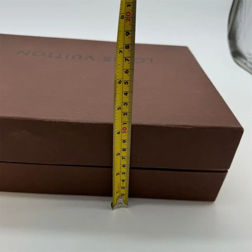 Louis Vuitton Brown Luxury Gift/Accessory Box Empty Storage Decor